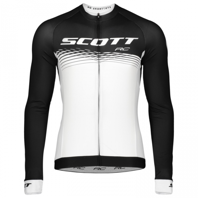 SCOTT RC PRO Fahrradbekleidung Radtrikot Langarm black/white 9I979 SCOTT RC PRO Fahrradbekleidung Radtrikot Langarm black/white 9I979
