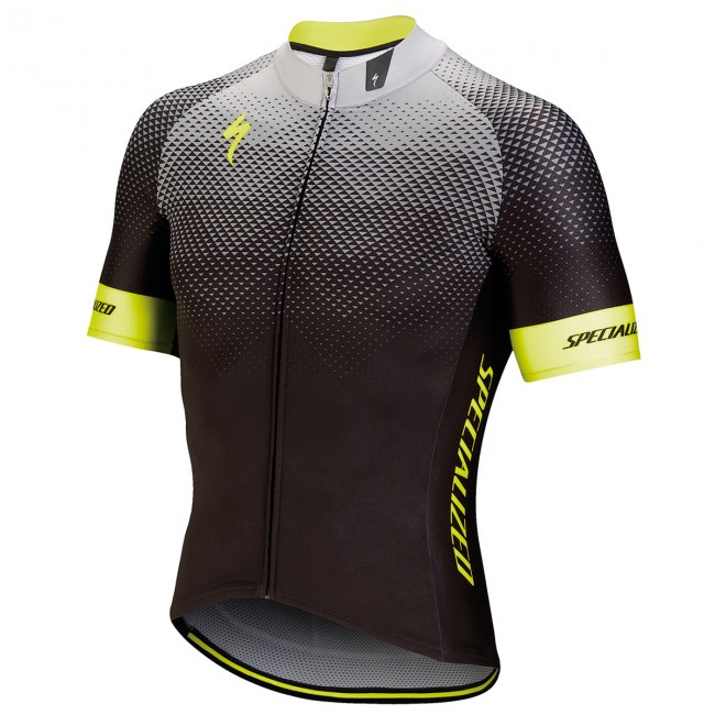 Specialized SL Pro-gelb Fahrradbekleidung Radtrikot 0185D Specialized SL Pro-gelb Fahrradbekleidung Radtrikot 0185D