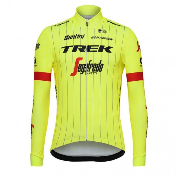 Trek Segafredo 2018 fluo gelb Fahrradbekleidung Radtrikot Langarm 4EO1S Trek Segafredo 2018 fluo gelb Fahrradbekleidung Radtrikot Langarm 4EO1S