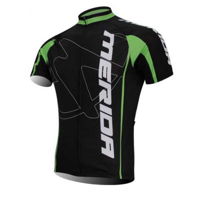 Merida 2014 Fahrradtrikot Radsport Schwarz grün weiß FBZ6T Merida 2014 Fahrradtrikot Radsport Schwarz grün weiß FBZ6T