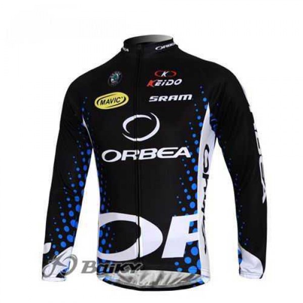 Orbea Pro Team Radtrikot Langarm Schwarz blau 63K6S Orbea Pro Team Radtrikot Langarm Schwarz blau 63K6S