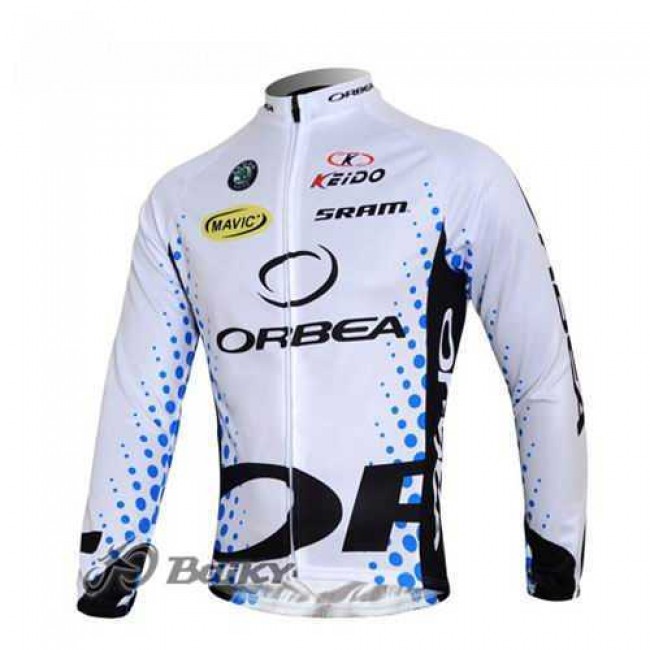 Orbea Pro Team Radtrikot Langarm weiß 3BPM2 Orbea Pro Team Radtrikot Langarm weiß 3BPM2