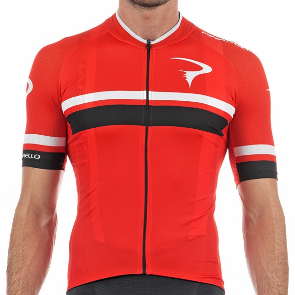 Pinarello Corsa Fahrradbekleidung Radtrikot Rot Schwarz 8R271 Pinarello Corsa Fahrradbekleidung Radtrikot Rot Schwarz 8R271