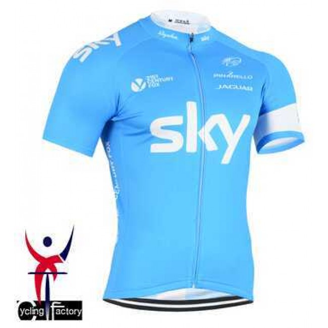 2015 Sky Fahrradtrikot Radsport Schwarz 9KMPF 2015 Sky Fahrradtrikot Radsport Schwarz 9KMPF