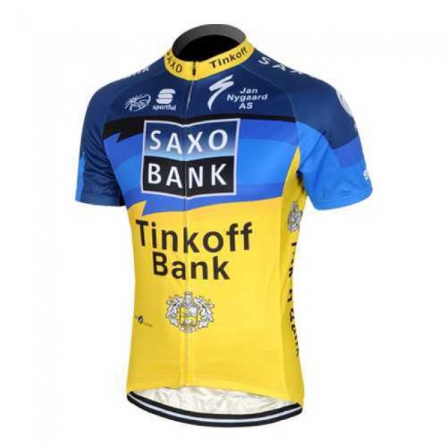 2013 Saxo Bank Tinkoff Pro Team outlet Fahrradtrikot Radsport blau gelb BC7GE 2013 Saxo Bank Tinkoff Pro Team outlet Fahrradtrikot Radsport blau gelb BC7GE