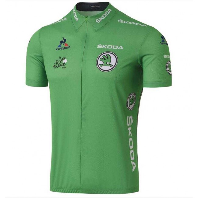 2016 SKODA TOUR DE FRANCE Fahrradtrikot Radsport grün 9M9XB 2016 SKODA TOUR DE FRANCE Fahrradtrikot Radsport grün 9M9XB