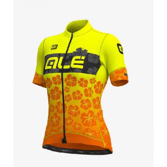 2020 Ale Ibisco Damen Radtrikot kurzarm Gelb 2020 Ale Ibisco Damen Radtrikot kurzarm Gelb