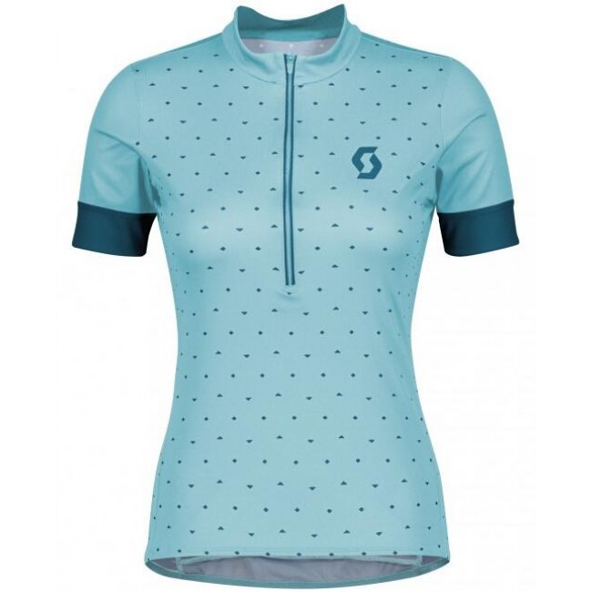 2020 Damen SCOTT Endurance 20 Radtrikot kurzarm Blau 2020 Damen SCOTT Endurance 20 Radtrikot kurzarm Blau