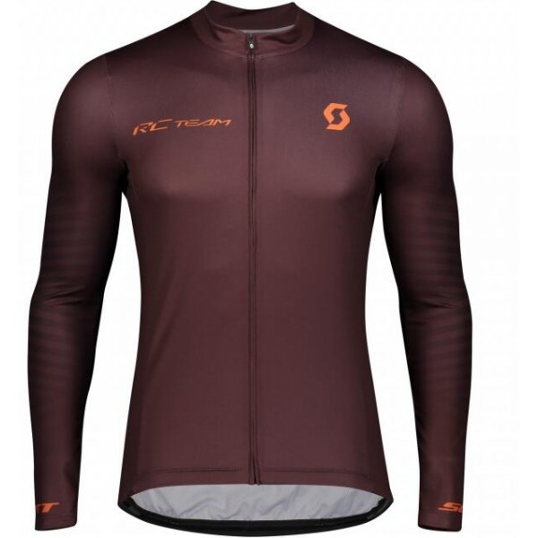 2020 SCOTT RC TEAM 10 Radtrikot langarm Braun 2020 SCOTT RC TEAM 10 Radtrikot langarm Braun