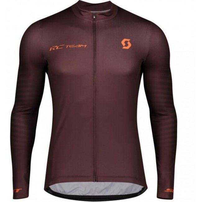 2020 SCOTT RC TEAM 10 Radtrikot langarm Braun 2020 SCOTT RC TEAM 10 Radtrikot langarm Braun
