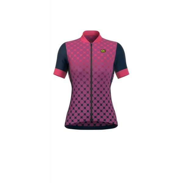 ALE EXCEL BOLAS Damen Fahrradbekleidung Radtrikot violet KFRU1 ALE EXCEL BOLAS Damen Fahrradbekleidung Radtrikot violet KFRU1