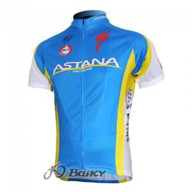 Astana Pro Team Fahrradtrikot Radsport blau P9ZUX Astana Pro Team Fahrradtrikot Radsport blau P9ZUX
