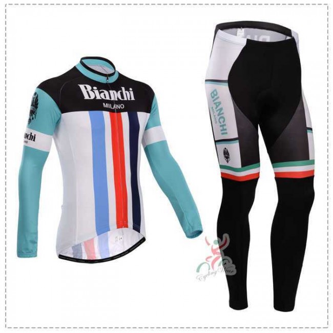 Bianchi 2014 Fahrradbekleidung Set Langarmtrikot+Lange Radhose Rot blau QR14R Bianchi 2014 Fahrradbekleidung Set Langarmtrikot+Lange Radhose Rot blau QR14R