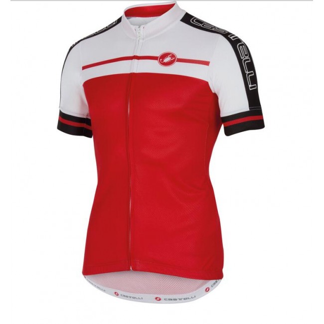 2016 Castelli Velocissimo Fahrradbekleidung Radtrikot Rot weiß Q94LV 2016 Castelli Velocissimo Fahrradbekleidung Radtrikot Rot weiß Q94LV