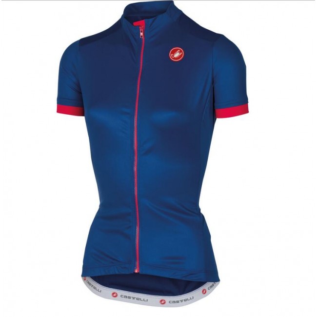 2016 Castelli vrouwen Anima Fahrradbekleidung Radtrikot blau QZ3G4 2016 Castelli vrouwen Anima Fahrradbekleidung Radtrikot blau QZ3G4