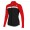 2016 Castelli Criterium Fahrradbekleidung Radtrikot Langarmen Schwarz Rot PC9BL