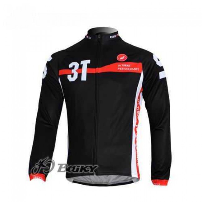 Castelli 3T Radtrikot Langarm Schwarz S8YK1 Castelli 3T Radtrikot Langarm Schwarz S8YK1