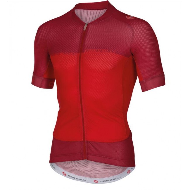 2016 Castelli Aero Fahrradbekleidung Radtrikot Rot NDVFU 2016 Castelli Aero Fahrradbekleidung Radtrikot Rot NDVFU