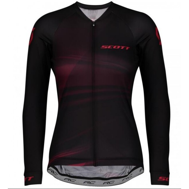 Damen SCOTT RC Pro 2020 Radtrikot langarm Schwarz Damen SCOTT RC Pro 2020 Radtrikot langarm Schwarz