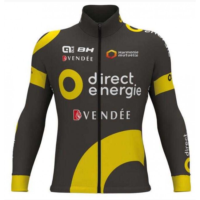 2017 Direct Energie Fahrradbekleidung Set Langarmtrikot UZ7VC 2017 Direct Energie Fahrradbekleidung Set Langarmtrikot UZ7VC