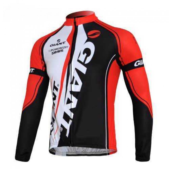 Giant Sram Pro Team Radtrikot Langarm Rot weiß Schwarz WHR2N Giant Sram Pro Team Radtrikot Langarm Rot weiß Schwarz WHR2N