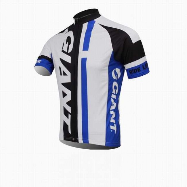 2014 Giant Fahrradtrikot Radsport Schwarz weiß blau QKASK 2014 Giant Fahrradtrikot Radsport Schwarz weiß blau QKASK