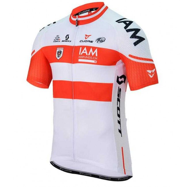 2016 IAM Fahrradtrikot Radsport Rot weiß JSYIW 2016 IAM Fahrradtrikot Radsport Rot weiß JSYIW
