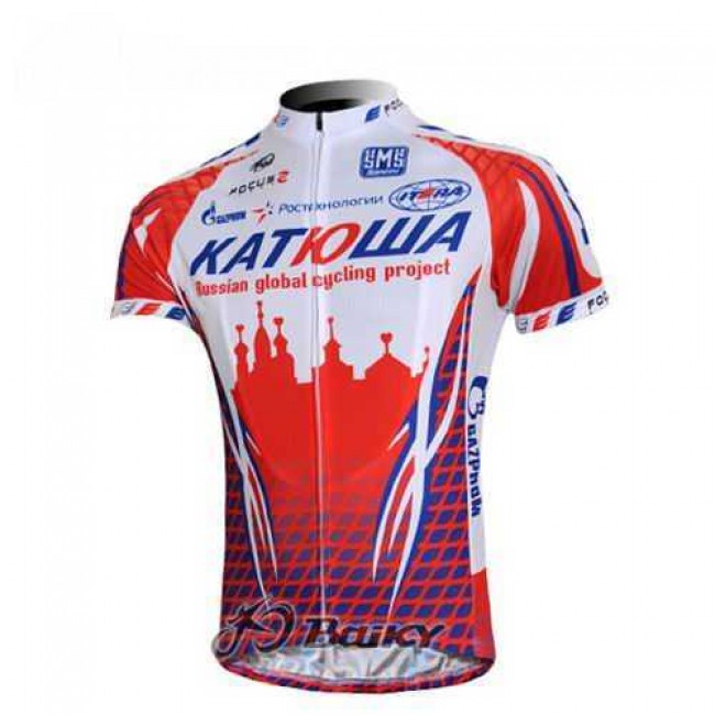 Katusha Russia Fahrradtrikot Radsport weiß Rot VKAMH Katusha Russia Fahrradtrikot Radsport weiß Rot VKAMH