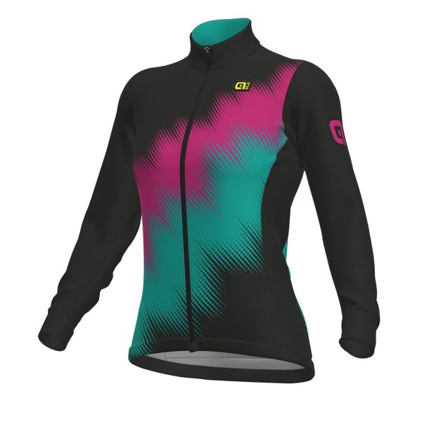 Damen Ale Solid Pulse-Schwarz Fahrradbekleidung Radtrikot Langarm L6TX5 Damen Ale Solid Pulse-Schwarz Fahrradbekleidung Radtrikot Langarm L6TX5
