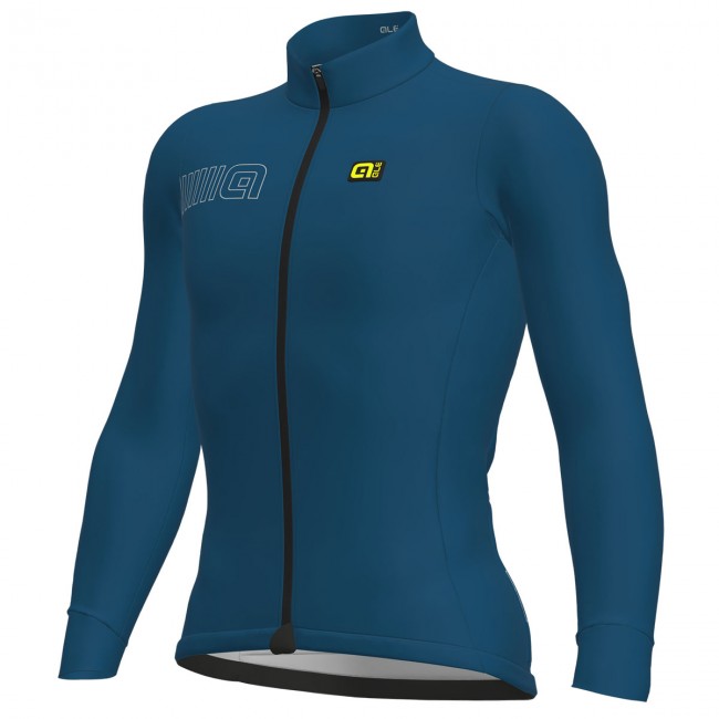 Ale Solid Color Block-Petrolio Fahrradbekleidung Radtrikot Langarm QGDI8 Ale Solid Color Block-Petrolio Fahrradbekleidung Radtrikot Langarm QGDI8