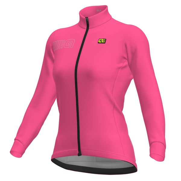 Damen Ale Solid Color Block-roze Fahrradbekleidung Radtrikot Langarm TS2AI Damen Ale Solid Color Block-roze Fahrradbekleidung Radtrikot Langarm TS2AI