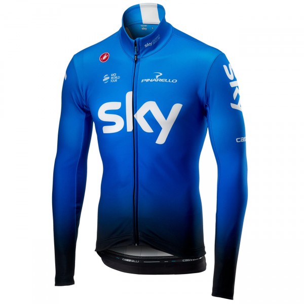 TEAM SKY 2019 Ocean Rescue Thermal Fahrradbekleidung Radtrikot Langarm TMCKR TEAM SKY 2019 Ocean Rescue Thermal Fahrradbekleidung Radtrikot Langarm TMCKR