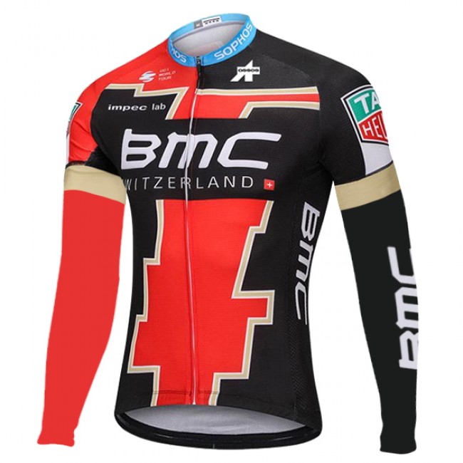 BMC 2018 Fahrradbekleidung Radtrikot Langarm UCJJM BMC 2018 Fahrradbekleidung Radtrikot Langarm UCJJM