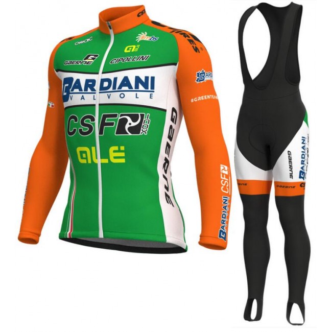 Bardiani Csf 2018 Fahrradbekleidung Set Langarmtrikot+Lange Trägerhose YC60A Bardiani Csf 2018 Fahrradbekleidung Set Langarmtrikot+Lange Trägerhose YC60A