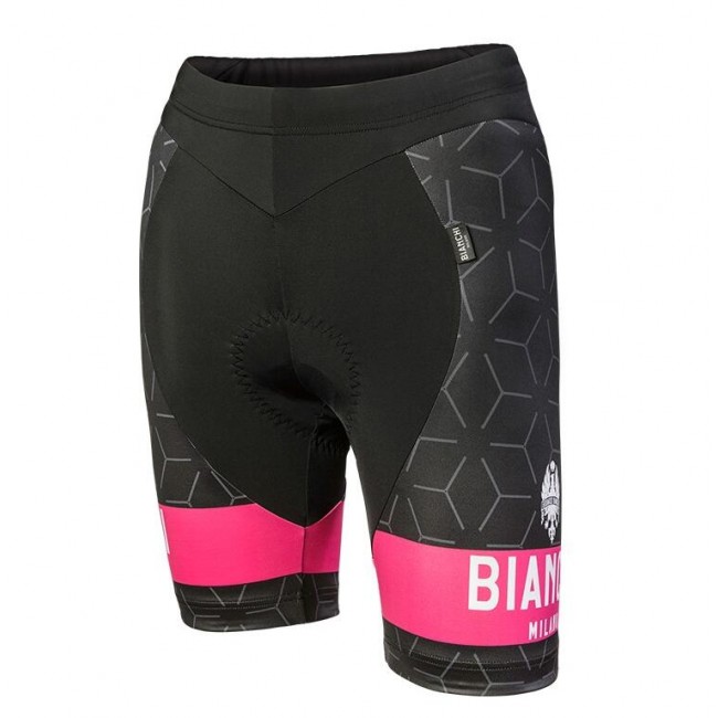 Bianchi Milano Nevola black pink Damen Kurz Radhose R0YVD Bianchi Milano Nevola black pink Damen Kurz Radhose R0YVD