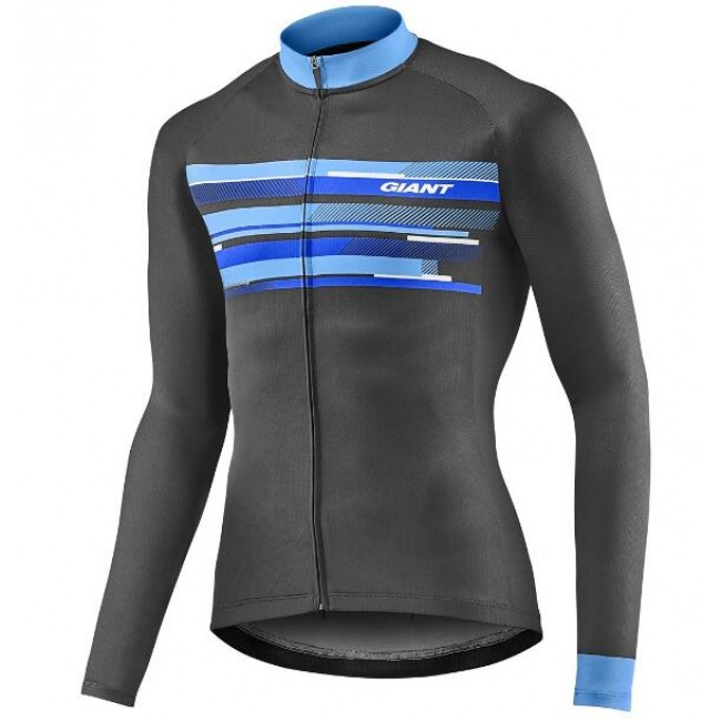 Giant Rival Fahrradbekleidung Radtrikot Langarm black/blue N2T3Q Giant Rival Fahrradbekleidung Radtrikot Langarm black/blue N2T3Q