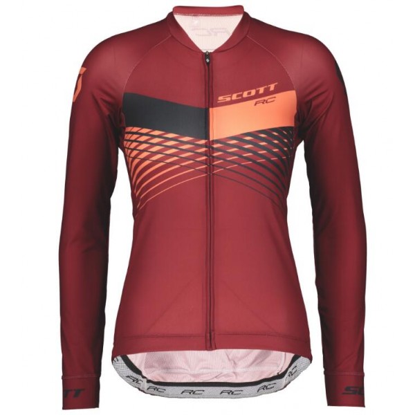 Scott RC PRO Damen Fahrradbekleidung Radtrikot Langarm merlot red/camellia pink O48CC Scott RC PRO Damen Fahrradbekleidung Radtrikot Langarm merlot red/camellia pink O48CC