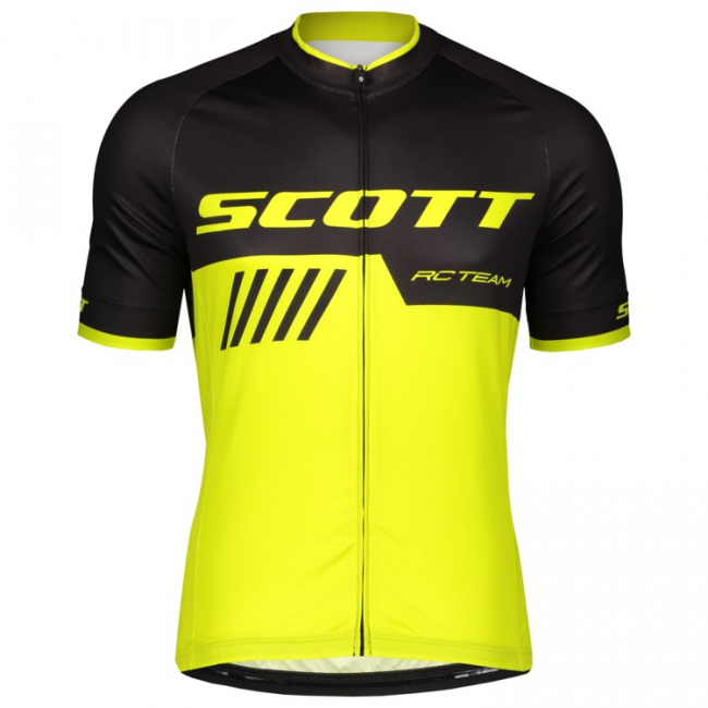 Scott RC TEAM 10 Fahrradbekleidung Radtrikot black/sulphur yellow VFHLW Scott RC TEAM 10 Fahrradbekleidung Radtrikot black/sulphur yellow VFHLW