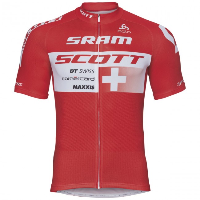 Scott Sram 2018 Swiss Fahrradbekleidung Radtrikot N5I5O Scott Sram 2018 Swiss Fahrradbekleidung Radtrikot N5I5O