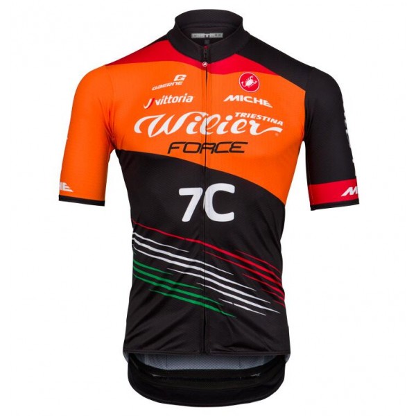 TEAM WILIER FORCE 7C 2018 Fahrradbekleidung Radtrikot MDYX1 TEAM WILIER FORCE 7C 2018 Fahrradbekleidung Radtrikot MDYX1