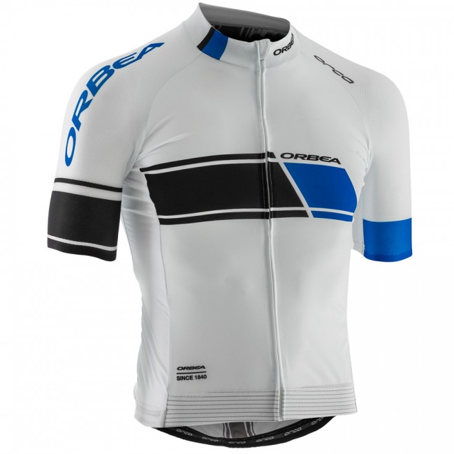 Orbea Pro Fahrradbekleidung Radtrikot weiß blau OHAN9 Orbea Pro Fahrradbekleidung Radtrikot weiß blau OHAN9