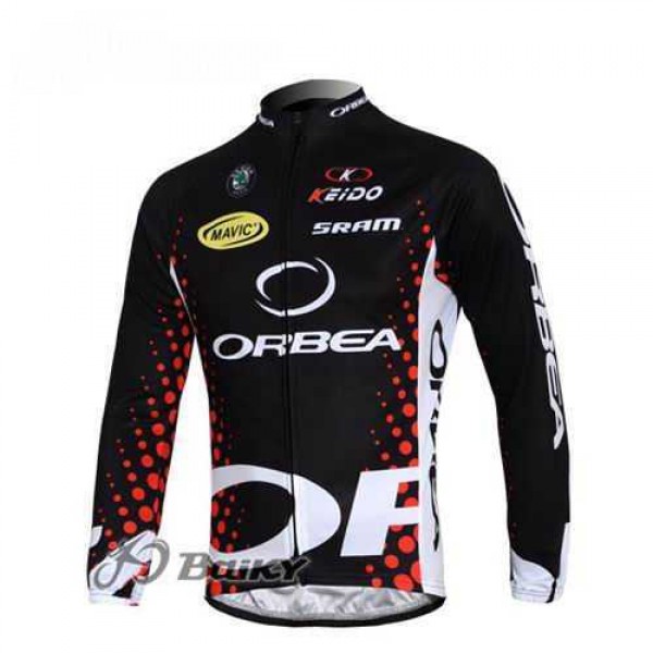 Orbea Pro Team Radtrikot Langarm Schwarz Rot YET77 Orbea Pro Team Radtrikot Langarm Schwarz Rot YET77