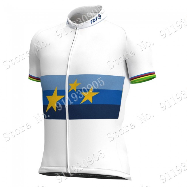 FDJ Pro Team European Champion 2021 Fahrradtrikot Radsport 307 AwaFq FDJ Pro Team European Champion 2021 Fahrradtrikot Radsport 307 AwaFq