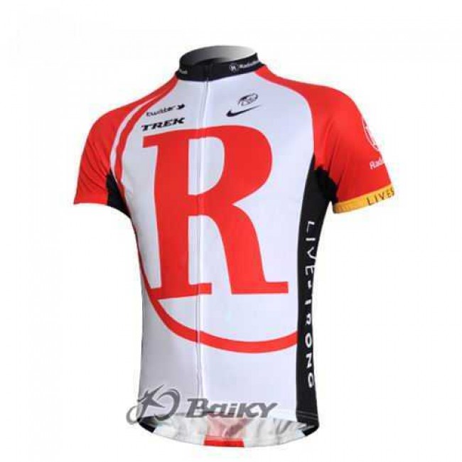 RidioShack Trek Pro Team Fahrradtrikot Radsport Rot weiß LJX6R RidioShack Trek Pro Team Fahrradtrikot Radsport Rot weiß LJX6R