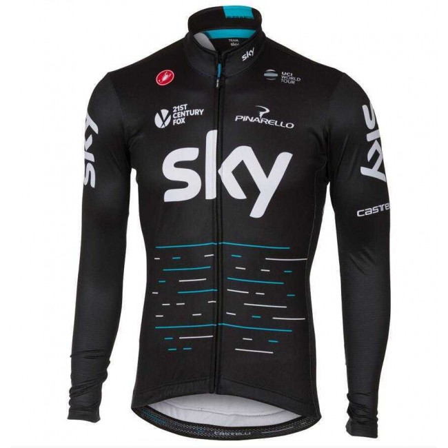2017 Sky Fahrradbekleidung Radtrikot Langarm K0CT0 2017 Sky Fahrradbekleidung Radtrikot Langarm K0CT0