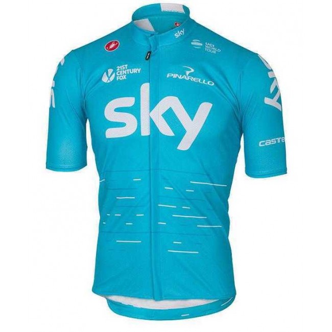 2017 Sky Fahrradtrikot Radsport blau VTB36 2017 Sky Fahrradtrikot Radsport blau VTB36