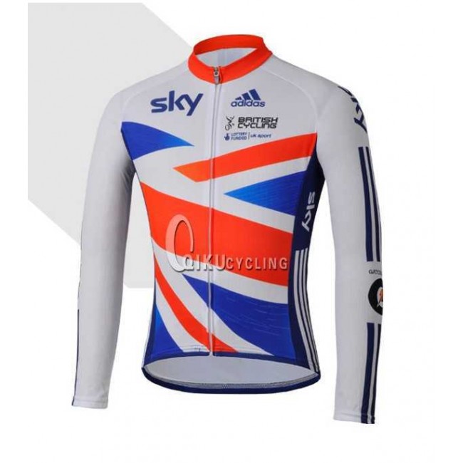 Teams Sky Great Britain Regno Unito Fahrradbekleidung Radtrikot Langarmen Z18ZK Teams Sky Great Britain Regno Unito Fahrradbekleidung Radtrikot Langarmen Z18ZK