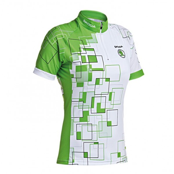 2016 SKODA Fahrradbekleidung Radtrikot grün Damen UOBCB 2016 SKODA Fahrradbekleidung Radtrikot grün Damen UOBCB