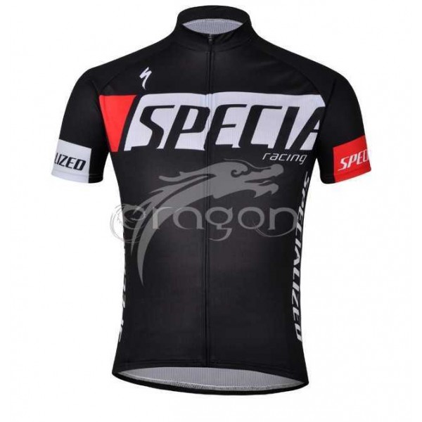 Specialized Racing Fahrradtrikot Radsport Schwarz LJ98Y Specialized Racing Fahrradtrikot Radsport Schwarz LJ98Y