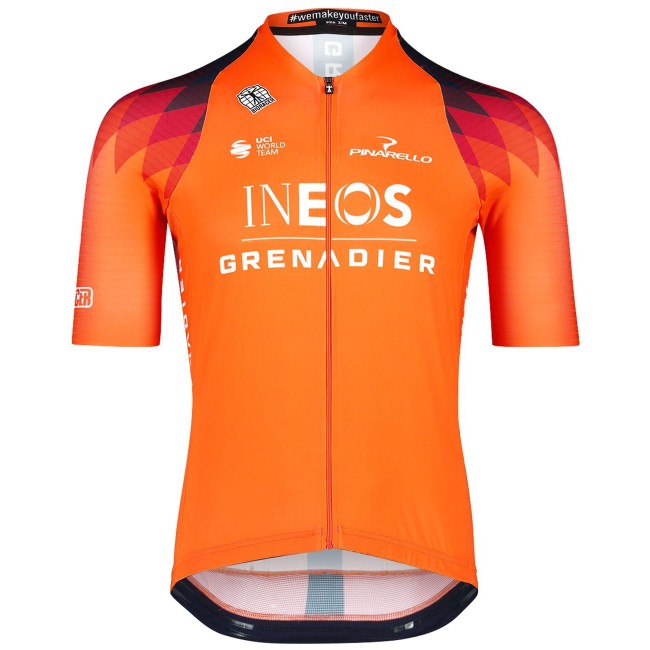 INEOS GRENADIERS 2023 training edition ICON Radtrikot kurzarm(langer RV)-Radsport-Profi-Team INEOS GRENADIERS 2023 training edition ICON Radtrikot kurzarm(langer RV)-Radsport-Profi-Team